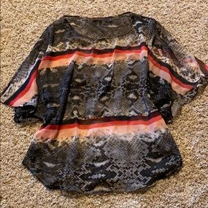 Snake skin blouse